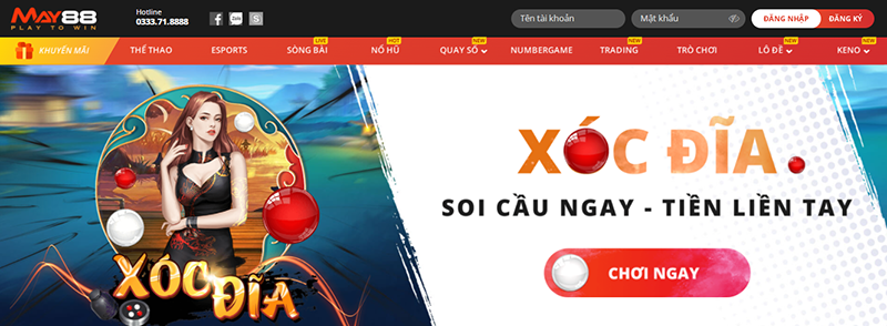 Chương trình khuyến mãi nhà cái MAY88