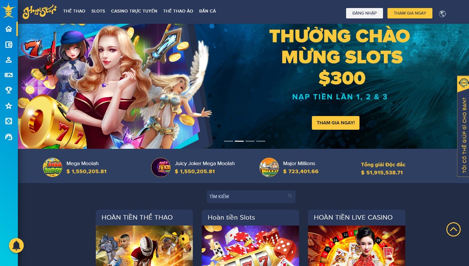 HappiStar – Nhà cái thưởng cào mừng cho tân thủ