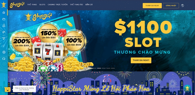 Gửi tiền/rút tiền tại nhà cái HappiStar