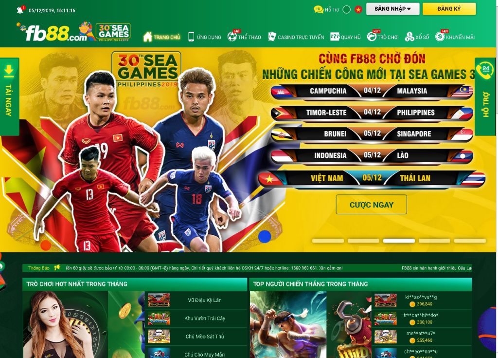 Sản phẩm cá cược tại nhà cái FB88