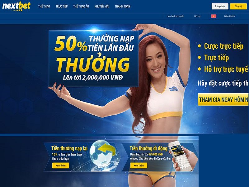 Nextbet – Trang cá cược chuyên thể thao