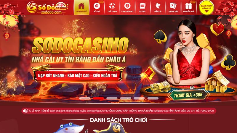 Cách đăng ký/đăng nhập nhà cái Số đỏ Casino