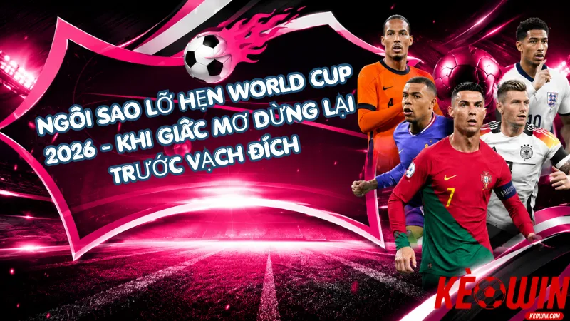 Ngôi Sao Lỡ Hẹn World Cup 2026 - Khi Giấc Mơ Dừng Lại Trước Vạch Đích