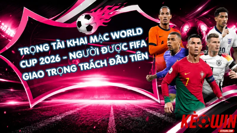 Trọng Tài Khai Mạc World Cup 2026 - Người Được FIFA Giao Trọng Trách Đầu Tiên